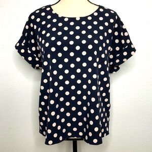 Polka Dot Shortsleeved Blouse